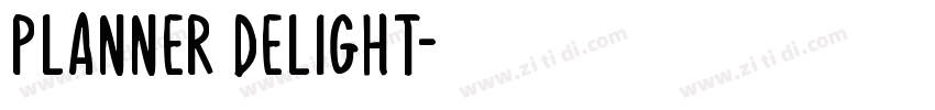 Planner Delight字体转换